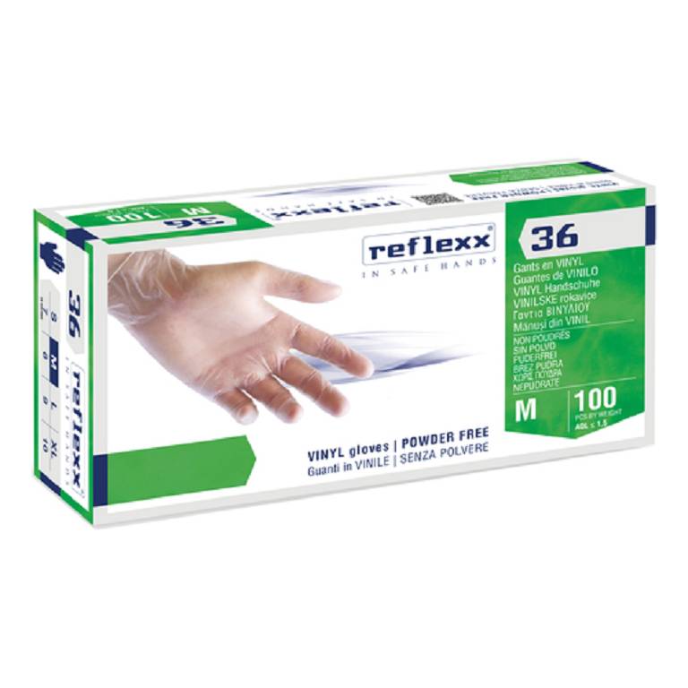 REFLEXX 36 GUANTO VIN L 100PZ